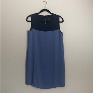 Blue and navy dress